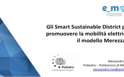 Gli Smart Sustainable District per promuovere la mobilità elettrica: il modello Merezzate