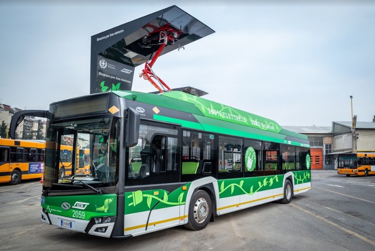 TPL: Installati a Milano i primi caricatori hi-tech per la ricarica wireless dei bus elettrici ATM