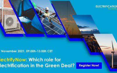 ElectrifyNow: Which role for electrification in the Green Deal?