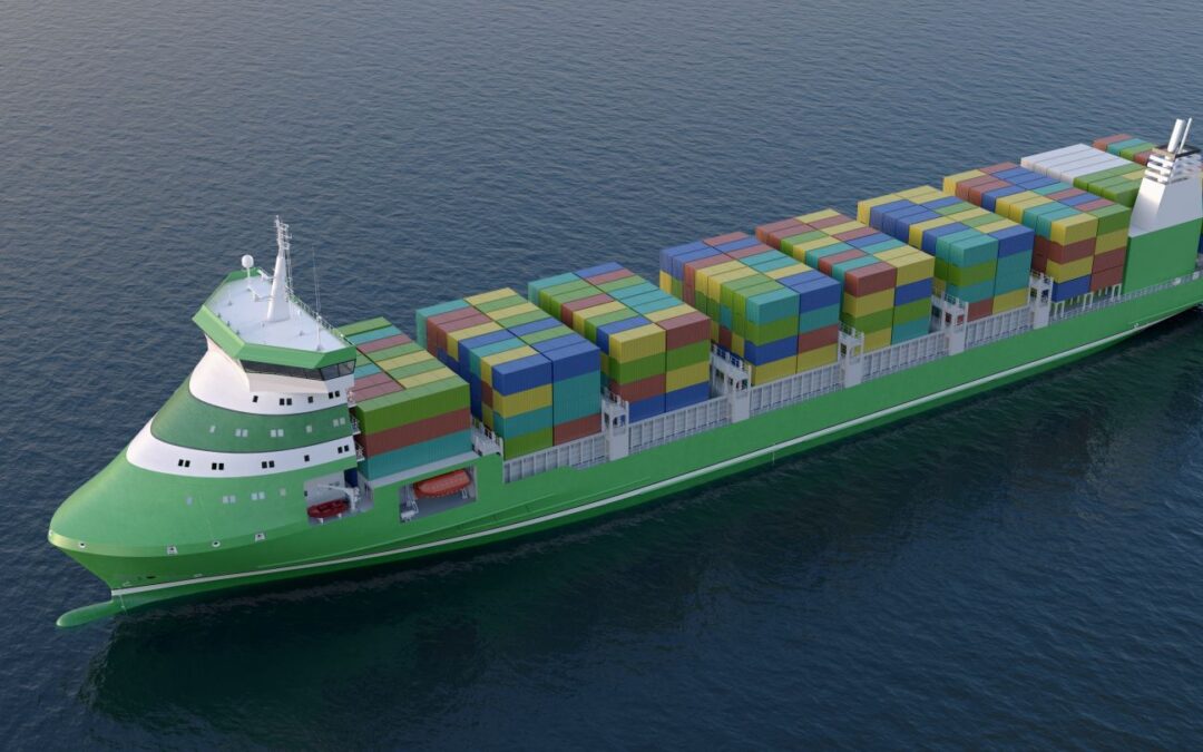 La prima nave container full electric